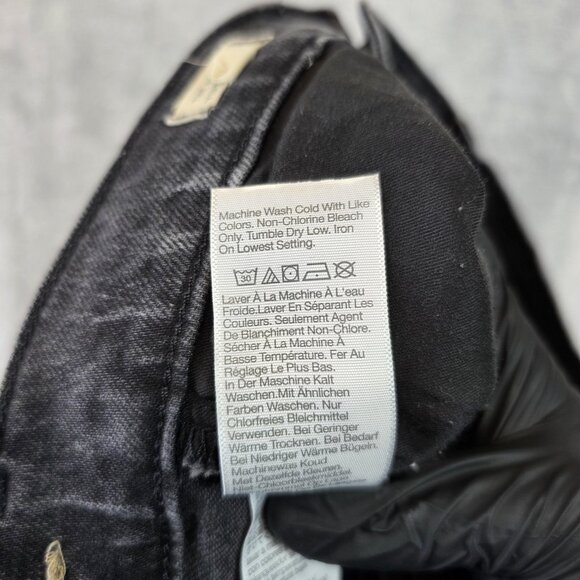 Madewell Jeans Womens 28T Black The Perfect Vintage Jean High Rise Stretch Denim - Picture 12 of 12